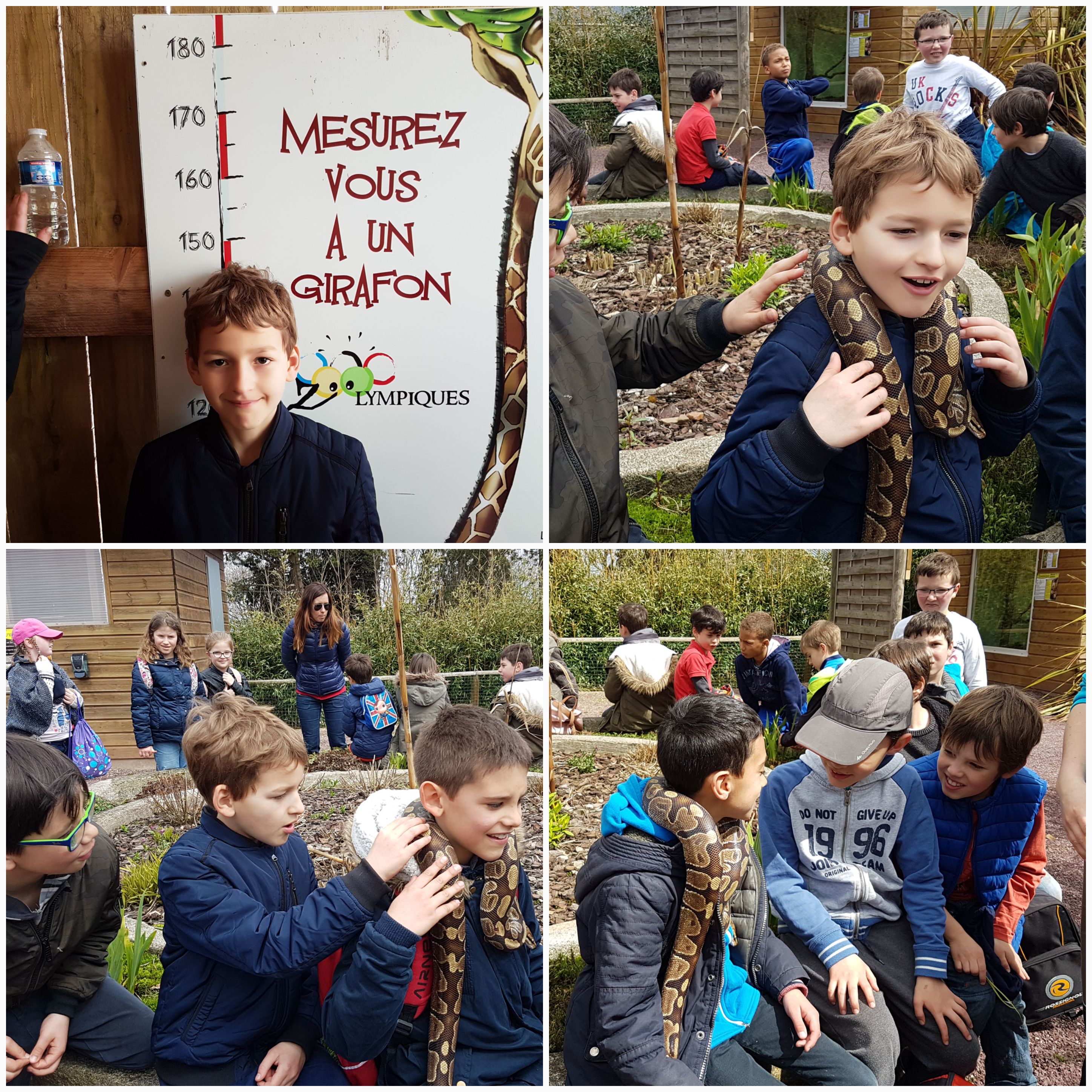 Visite du zoo de Jurques des classes de MS.GS et CE2.CM1 Visite du zoo de Jurques des classes de MS.GS et CE2.CM1