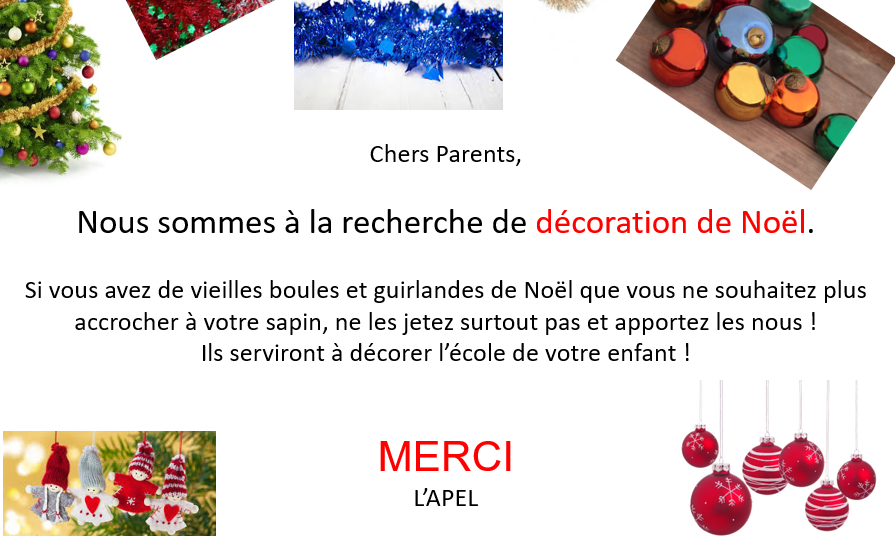 Décoration de Noël 