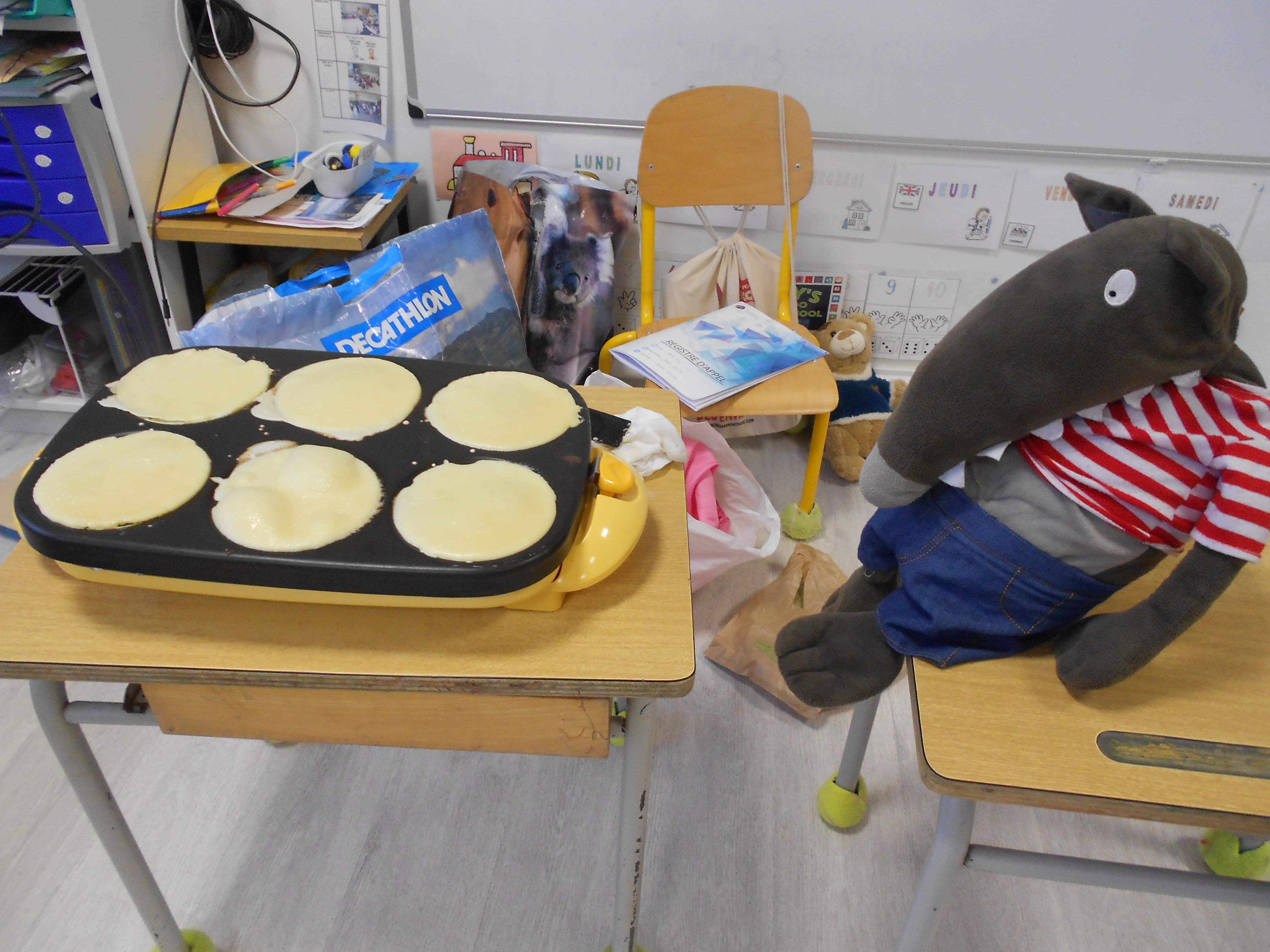 Des crêpes en PS MS ... Des crêpes en PS MS ...