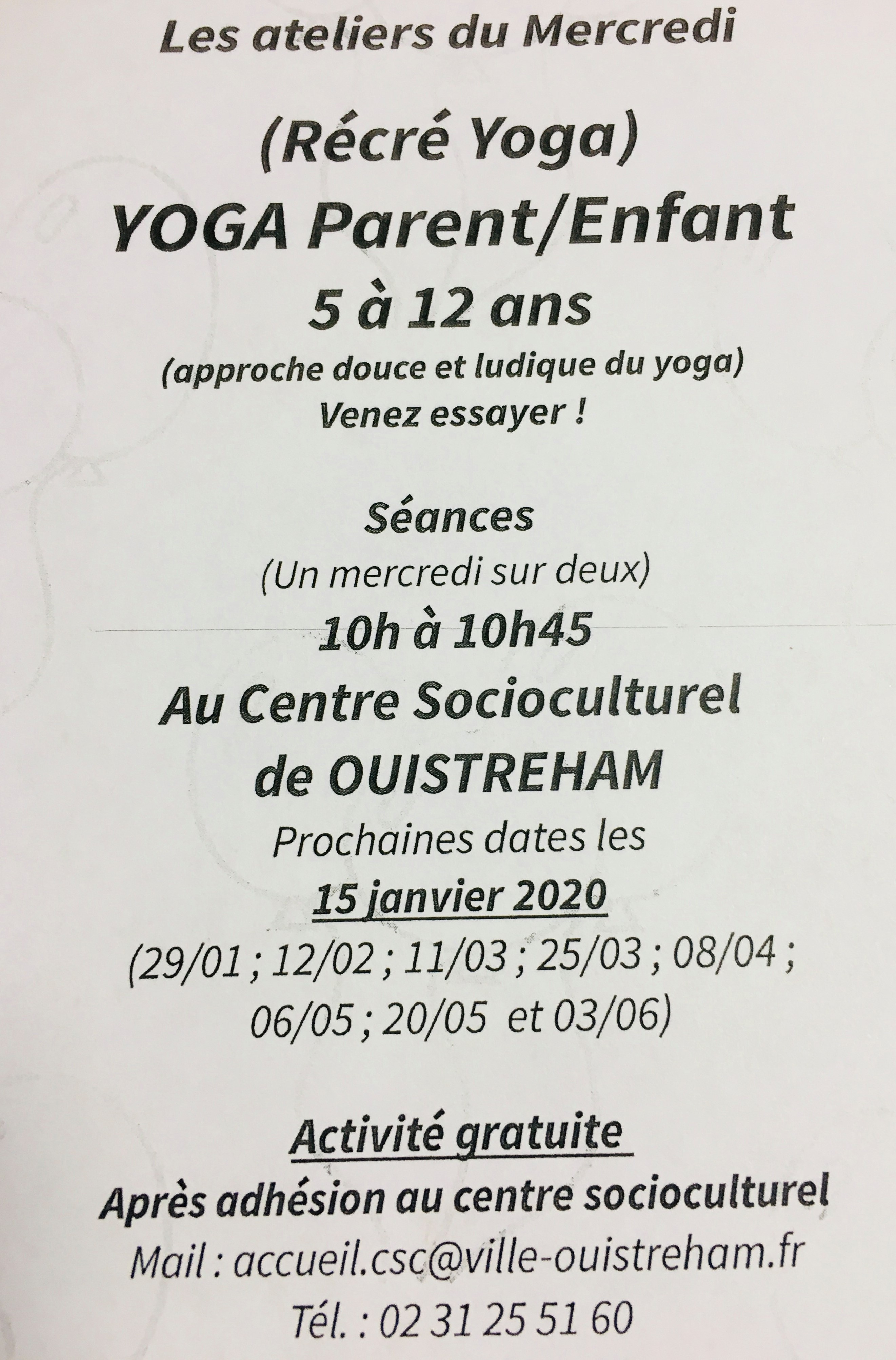 Récré Yoga à Ouistreham Récré Yoga à Ouistreham