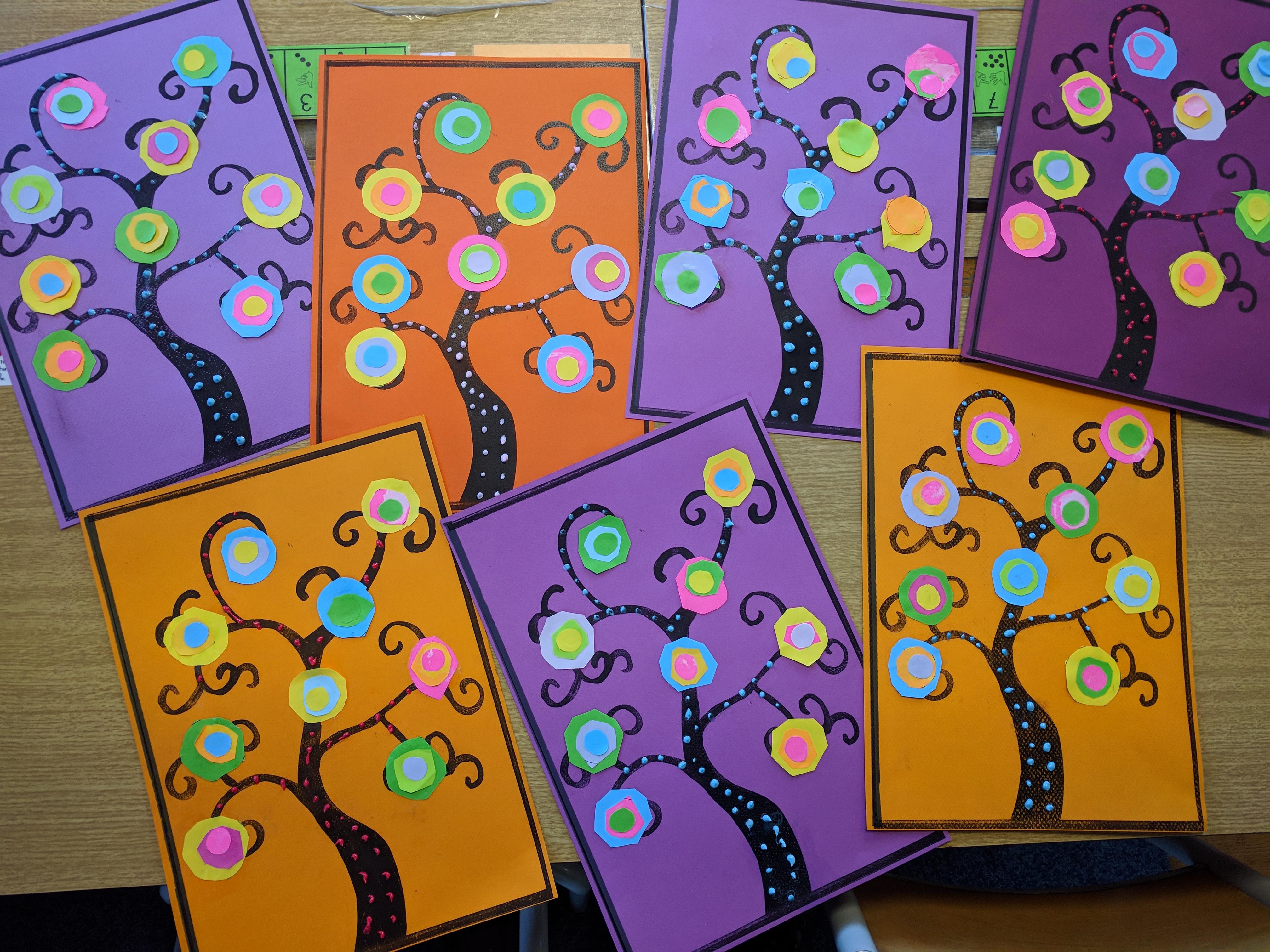 Nos Arbres De Vie A La Maniere De Klimt Nos Arbres De Vie A La Maniere De Klimt