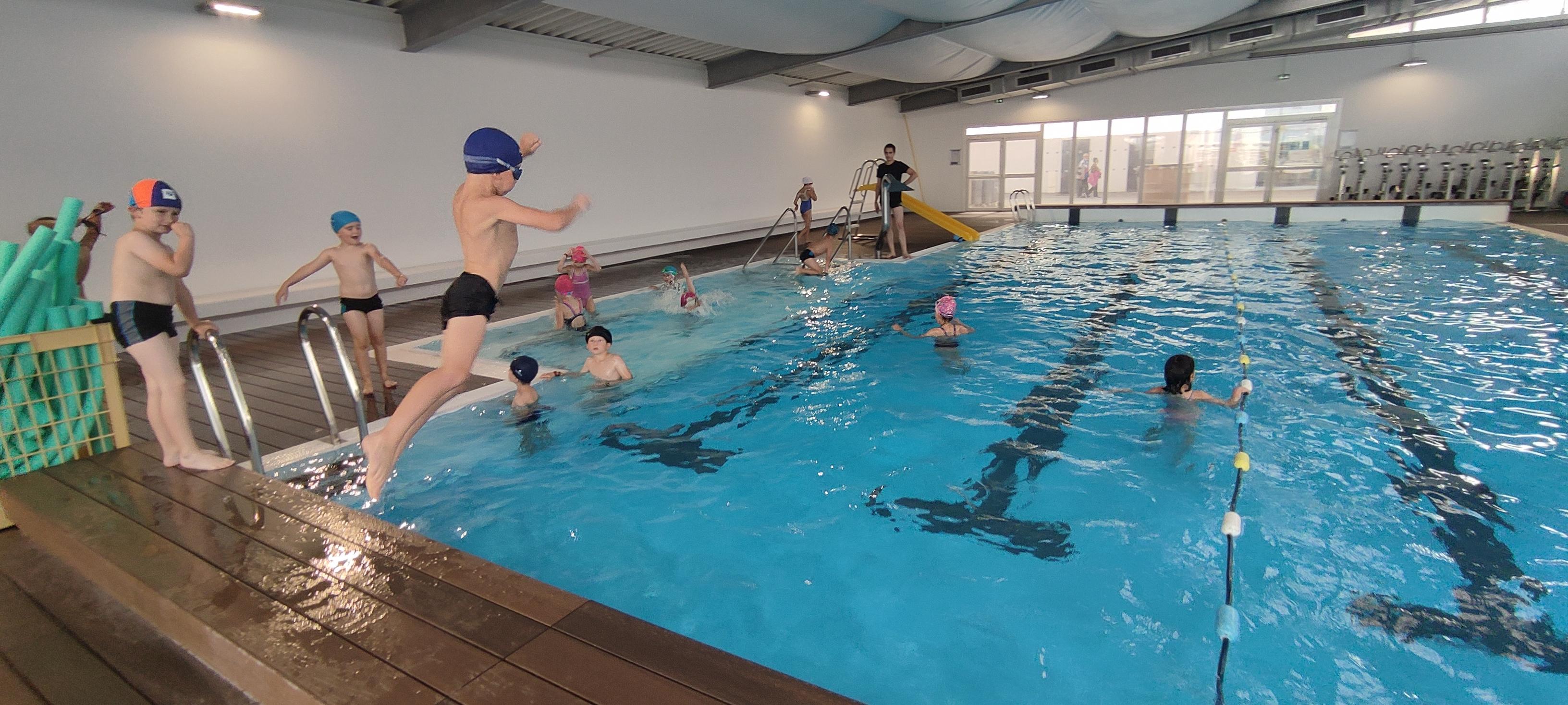 Les séances de piscine ont commencé!