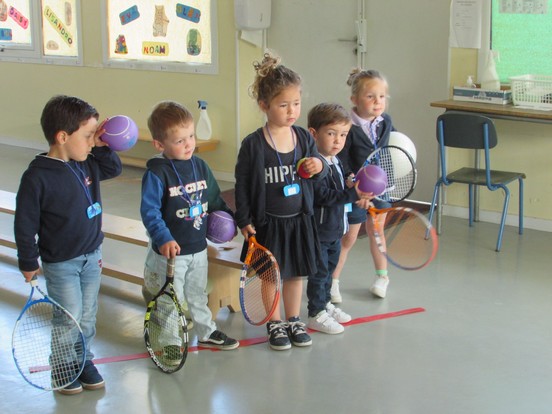 Découverte du tennis en Petite section