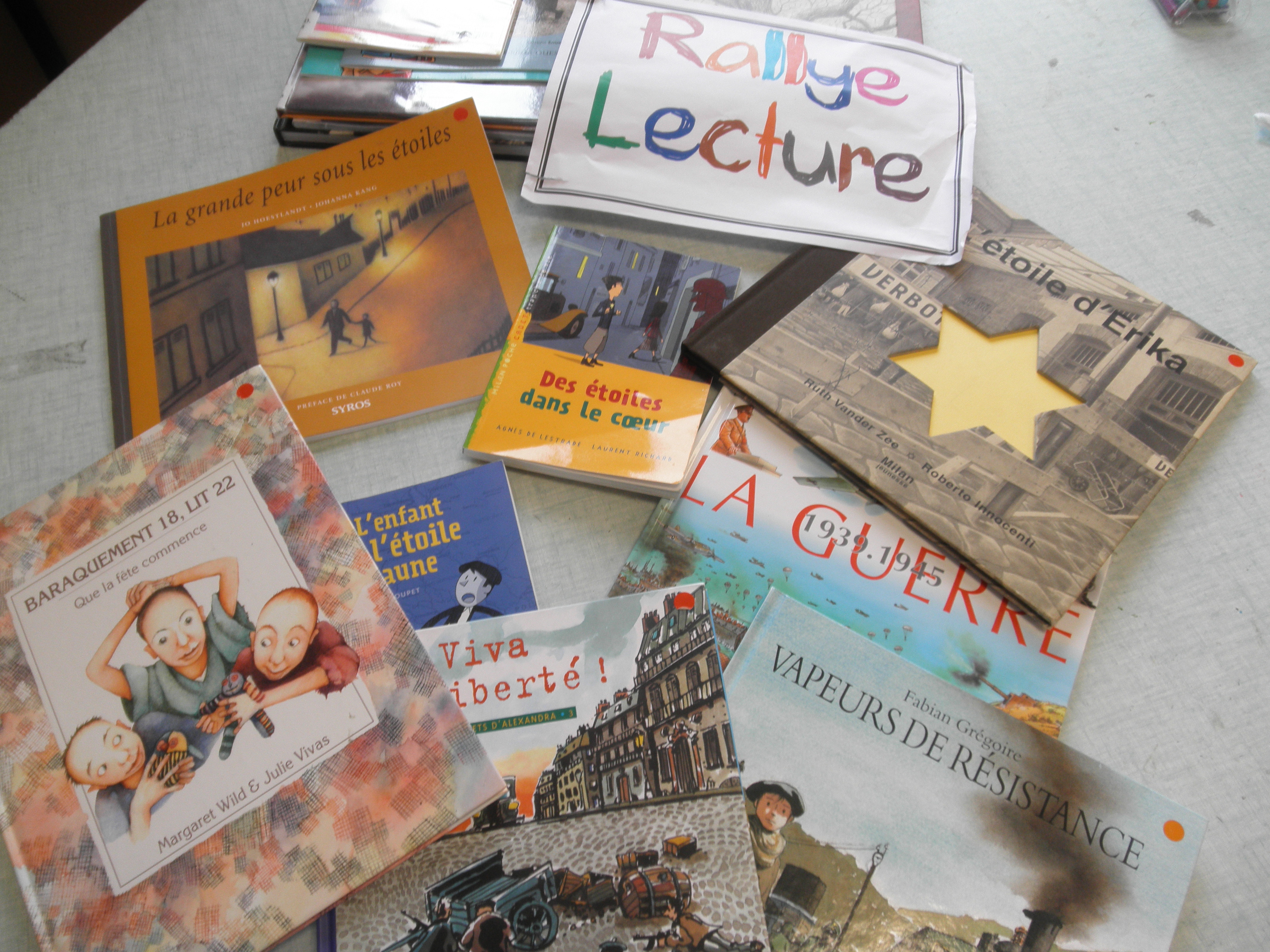 Rallye lecture "seconde guerre mondiale"