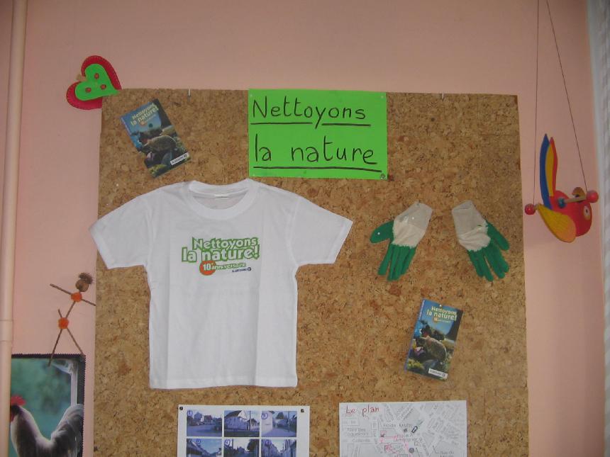 Ecole Sacré Coeur, Ouistreham, Nettoyons la nature !