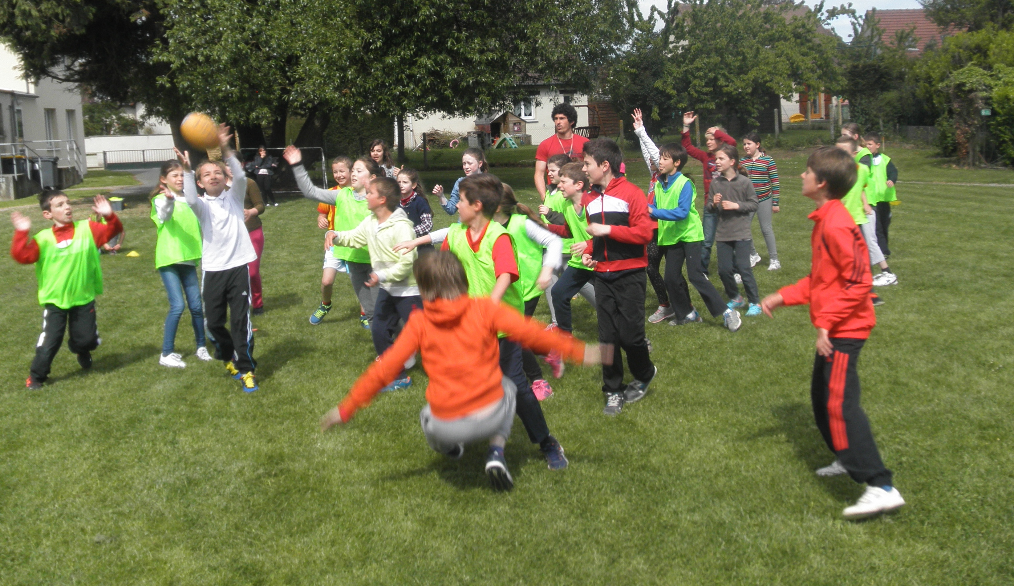 Redécouverte du rugby en CM2....