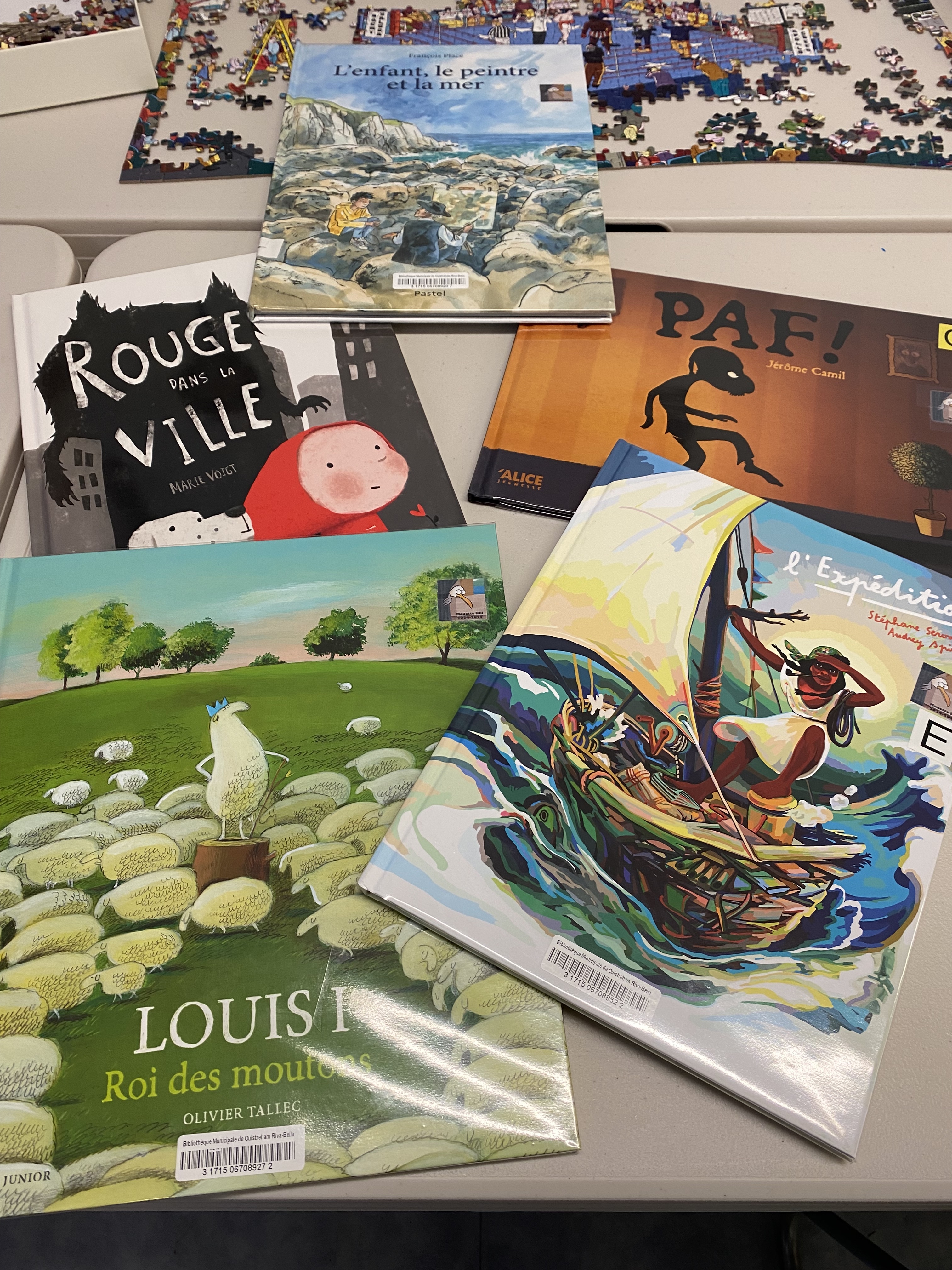 Première visite à la bibliothèque pour la présentation du concours de « La mouette qui lit » Première visite à la bibliothèque pour la présentation du concours de « La mouette qui lit »