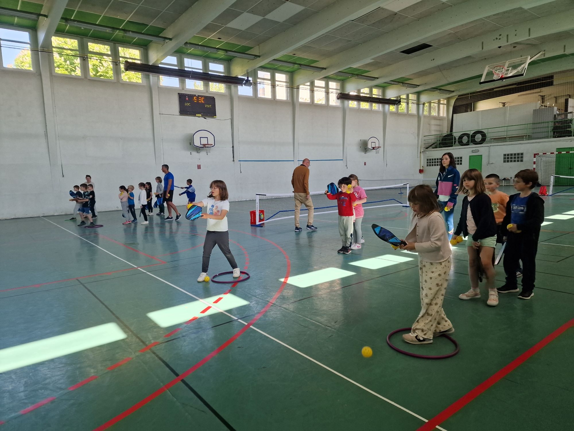Découverte du pickleball à l'école