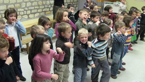 Spectacle en maternelle