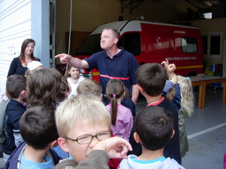 Visite au centre de secours de Ouistreham