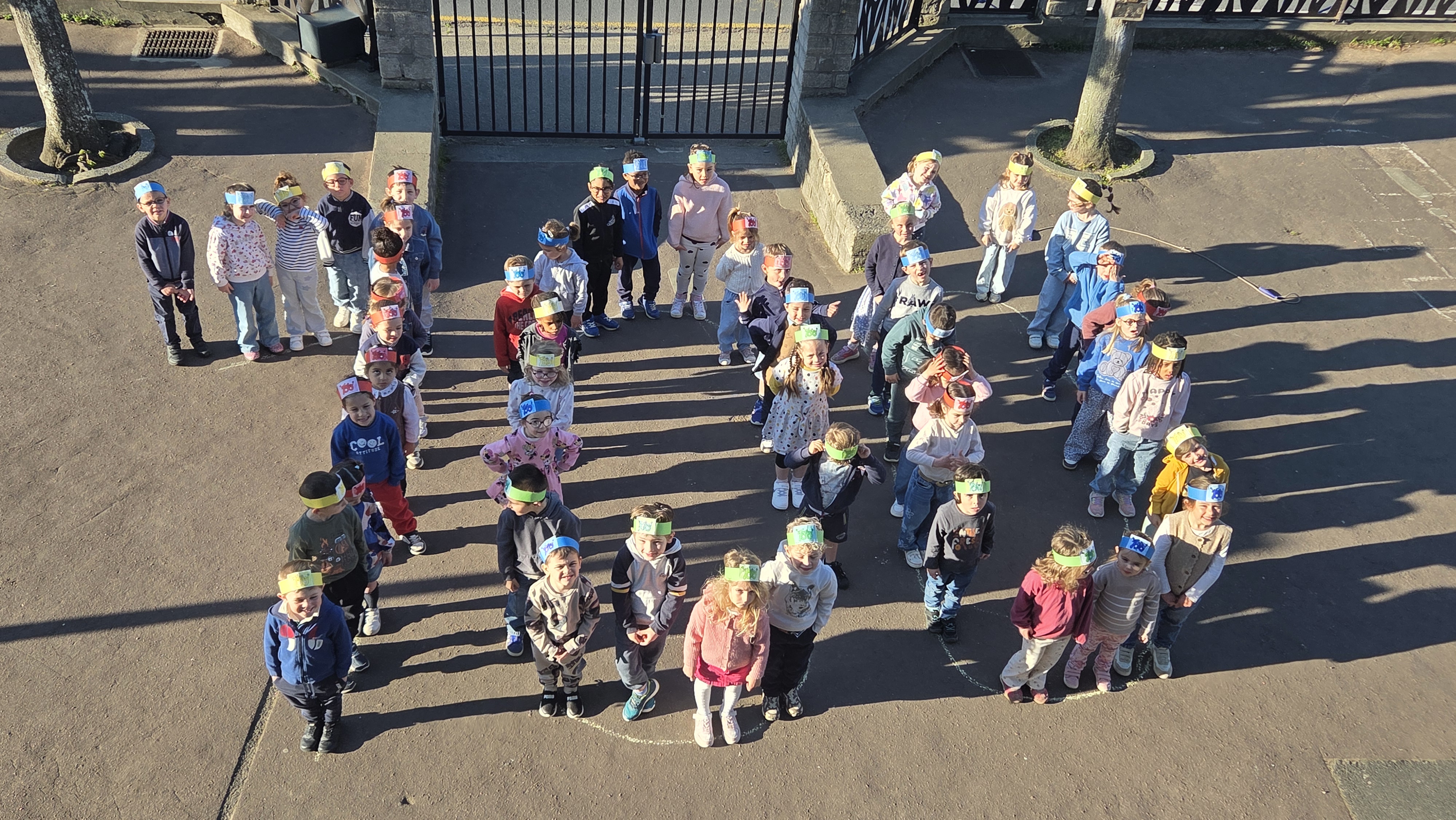 Les MS et GS fêtent les 100 jours d'école !