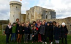 Visite des CE2 au château de Falaise