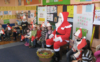 Le Père Noël est venu dans notre classe!