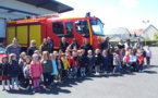 Visite de la caserne des pompiers