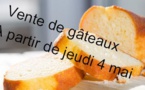 Vente de gâteaux