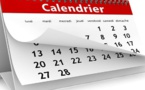 Infos calendrier