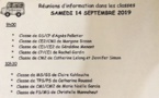 Réunions de classes