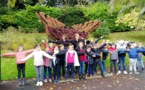 LandArt et animation au jardin des plantes pour les CE1/CE2.