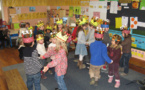 Partage de la galette en maternelle