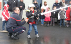 Visite de la caserne des pompiers