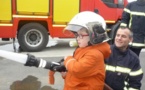 Visite de la caserne des pompiers