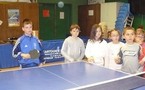 Les photos du tennis de table CE2